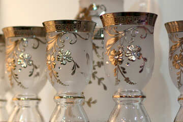 Glass goblets №47222