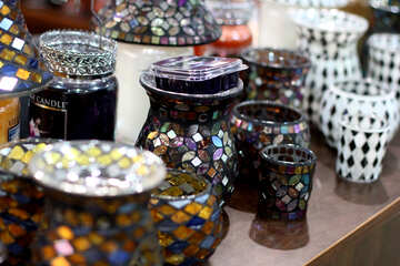 Stained glass vases №47048