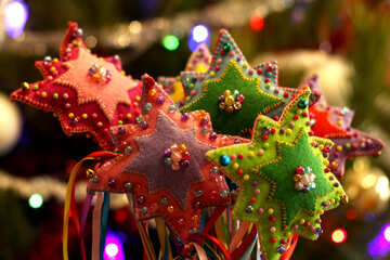 Christmas star decoration handmade №47947