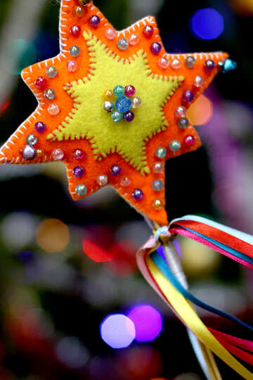 Estrela do Natal decoração artesanal №47953