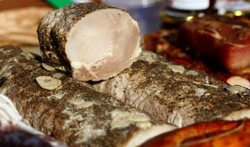 Carne de cerdo hervida fría №47465