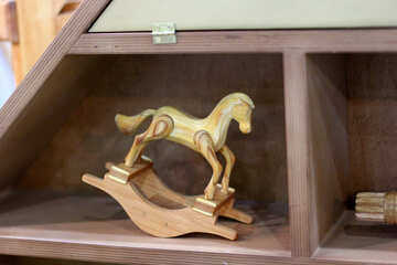 Wooden figurine horse №47082