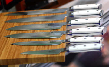 Un conjunto de cuchillos de cocina №47192
