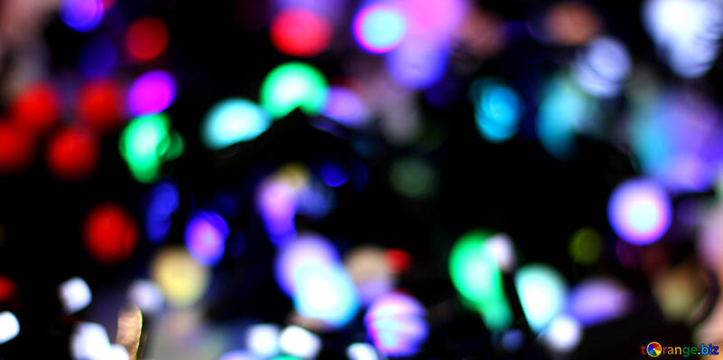 Weihnachten Hintergrund Hintergrund farbige Lichter Girlanden ohne Härte №47896