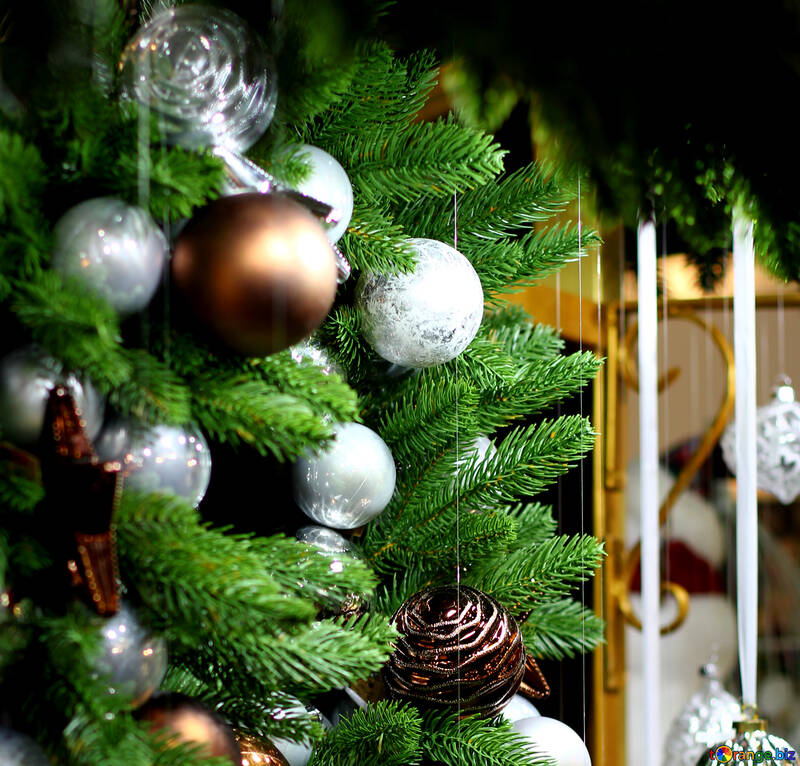 Decorations of Christmas balls №47613