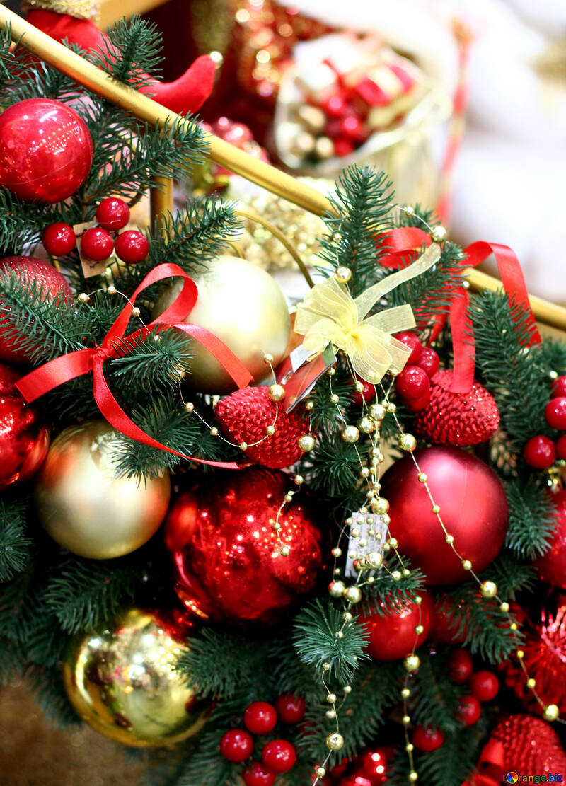 Decorations of Christmas balls №47621