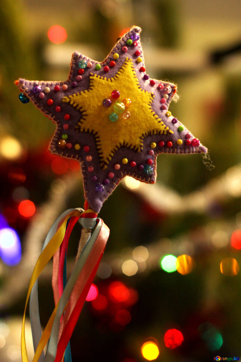 Christmas star decoration handmade №47945