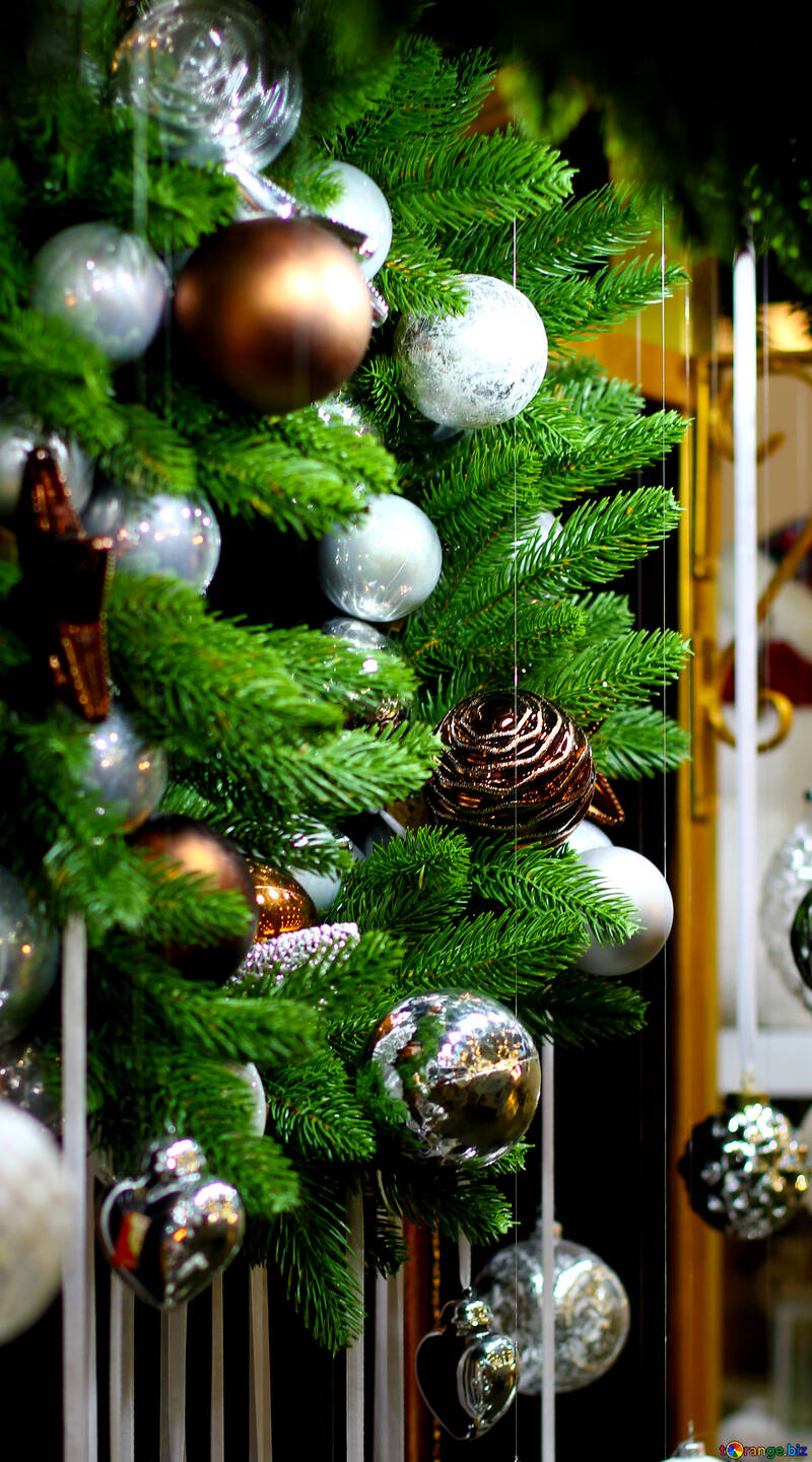 Decorations of Christmas balls №47614