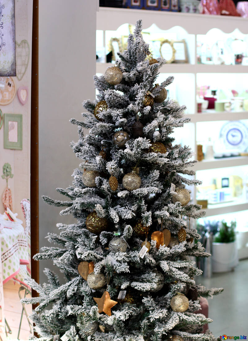 Christmas tree in the store №47655