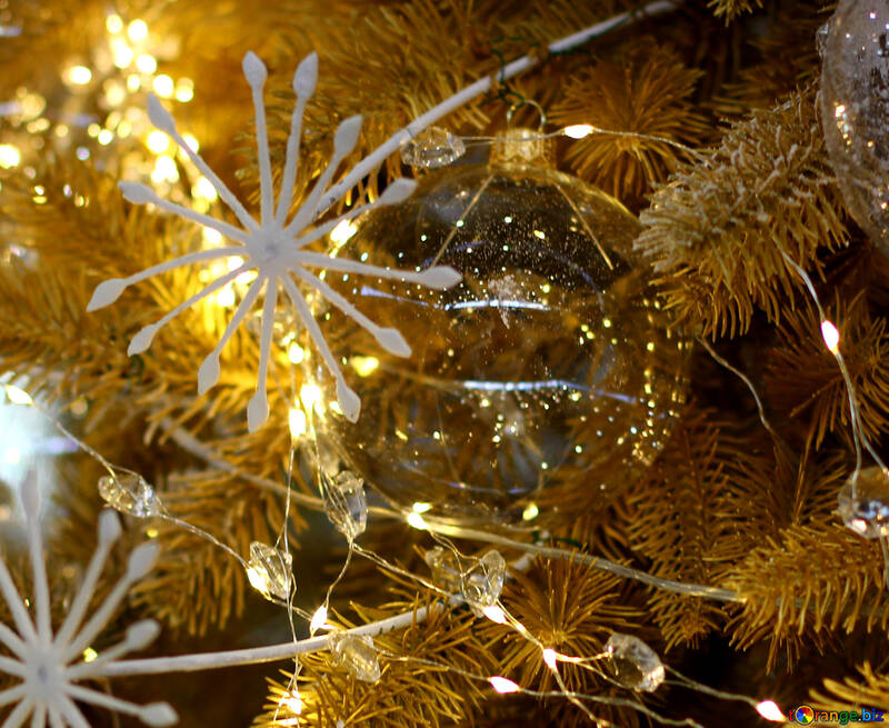 Glass balls on Christmas tree №47740