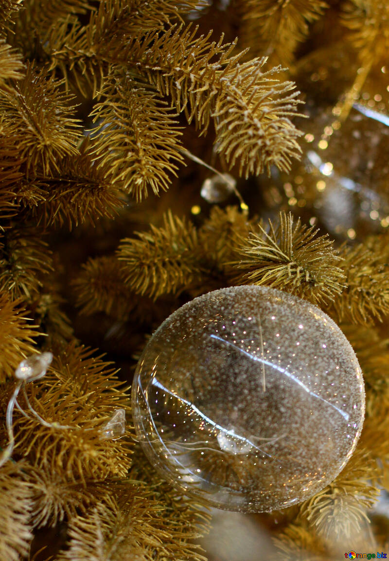 Sfere di vetro sull`albero di Natale №47737