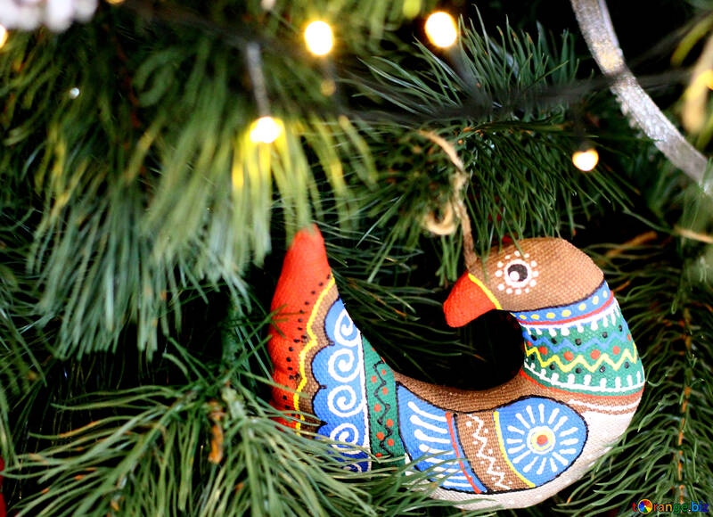 Christmas Decoration Bird №47834