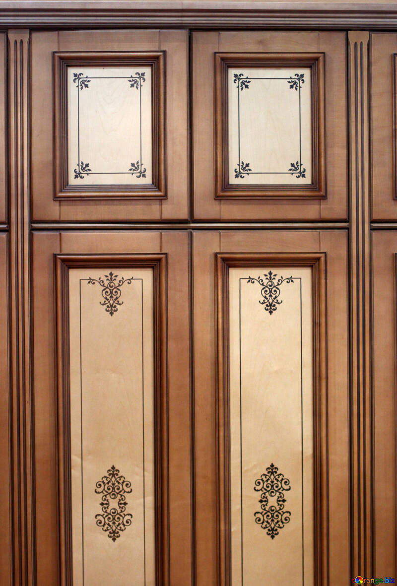 La textura de la puerta del armario №47191