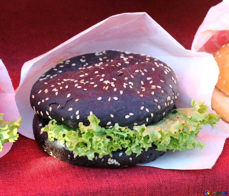 Black hamburger №47418