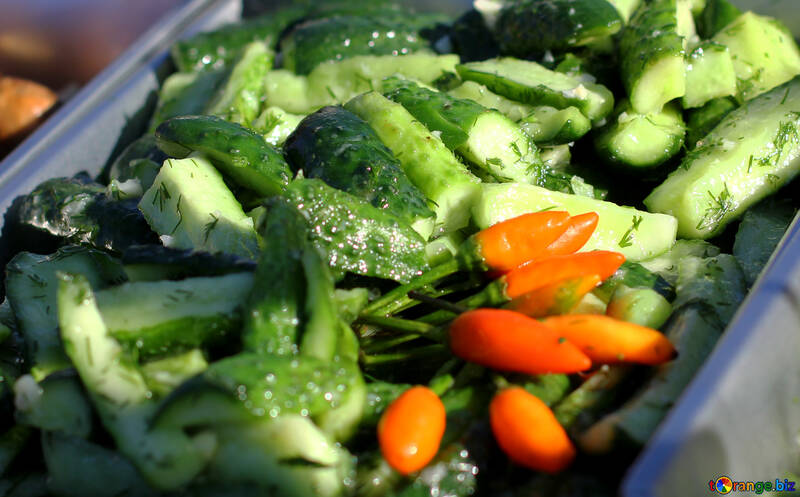 Pickled cucumber salad №47488