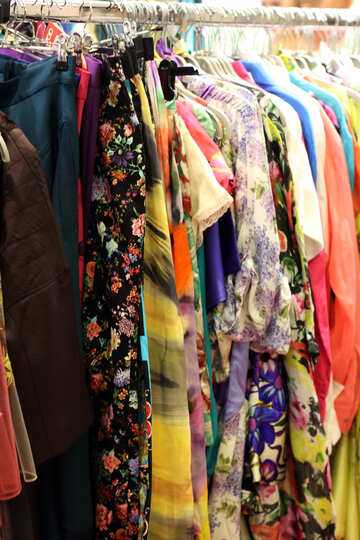 The multi-colored bright clothes №48942