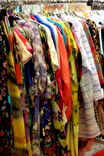 The multi-colored bright clothes №48943