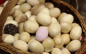 Eier aus Holz №48827