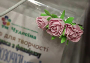 Flores rosas de foamirana №48639