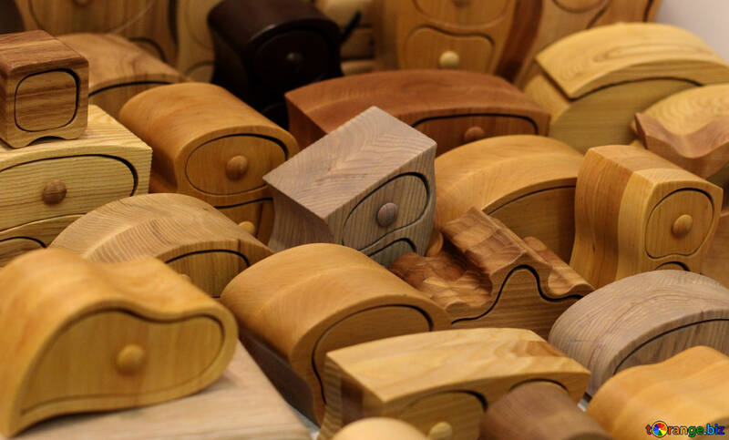 Caixões de madeira figuradas №48822