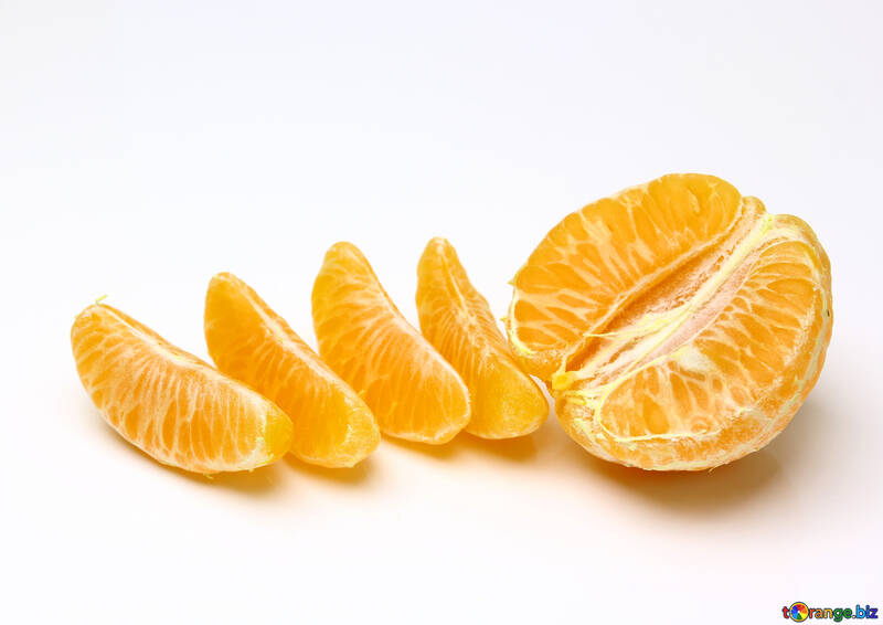 Peeled mandarin №48215