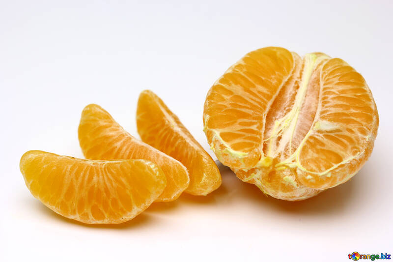 Peeled mandarin №48213