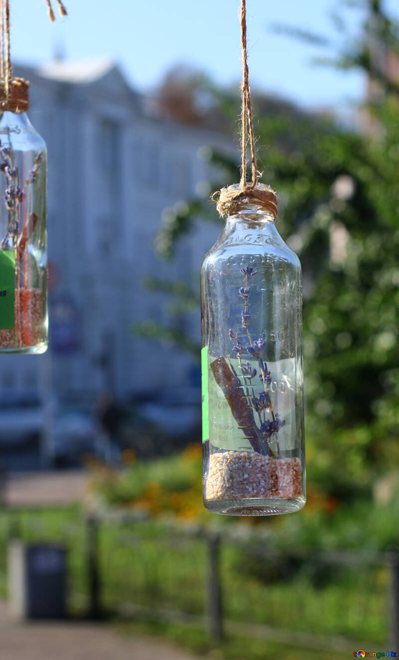 Decoration of glass bottles №48348