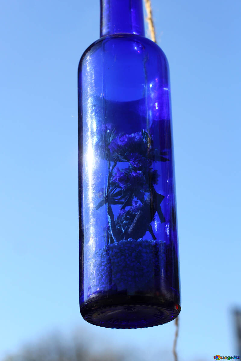 La decoración de botellas de vidrio №48351