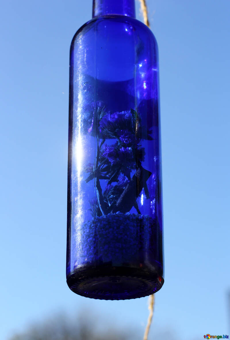 Dekoration von Glasflaschen №48352