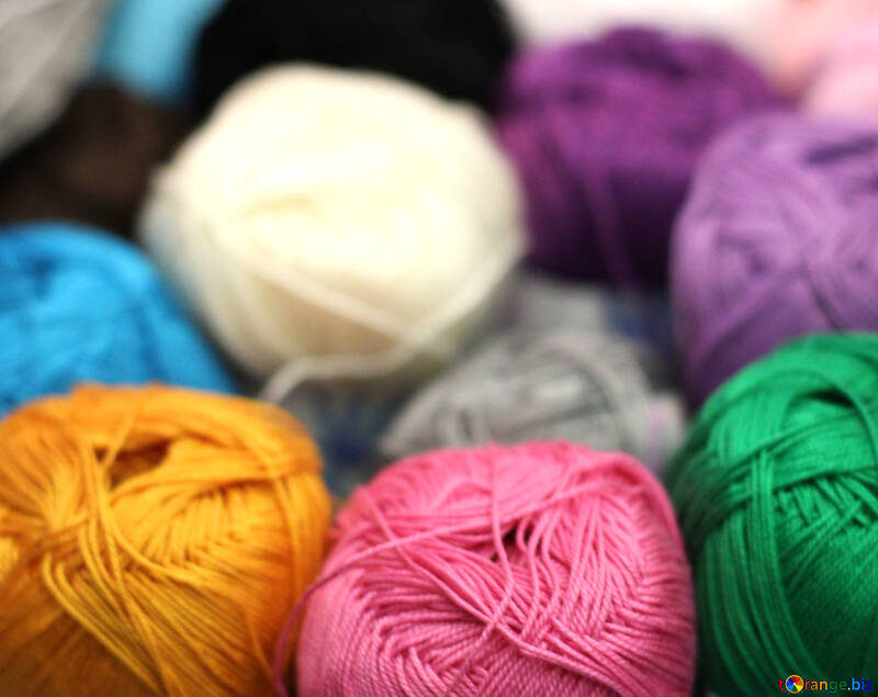 Colored thread for knitting №48908