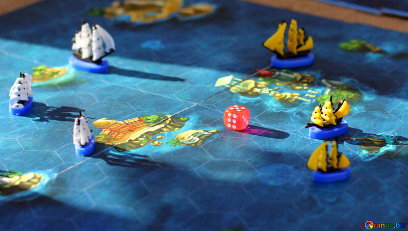 Carte de jeu pour enfants Sea Battle №48363