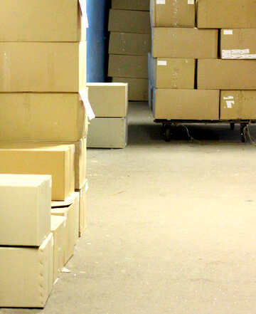 Boxes on the floor №49423