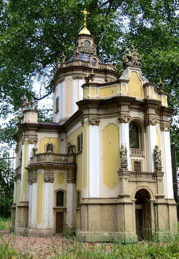 Diseño de iglesia antigua №49827