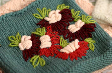 Knitted flowers №49139