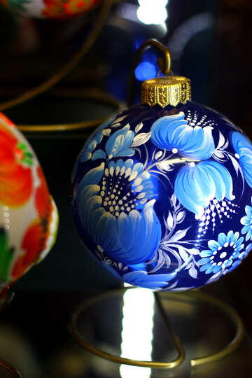 Bola azul de Navidad №49562