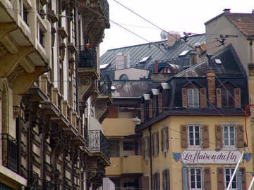 Architecture of old Geneva №49946