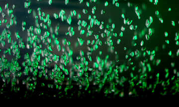 Sparkling  green flakes №49287