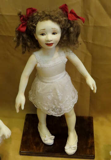 Puppe mit Zopf №49046