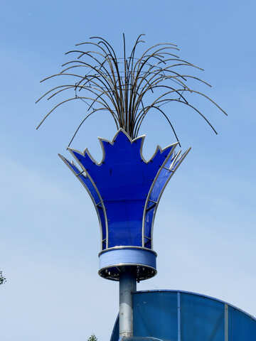 Decorative street lamp №49692