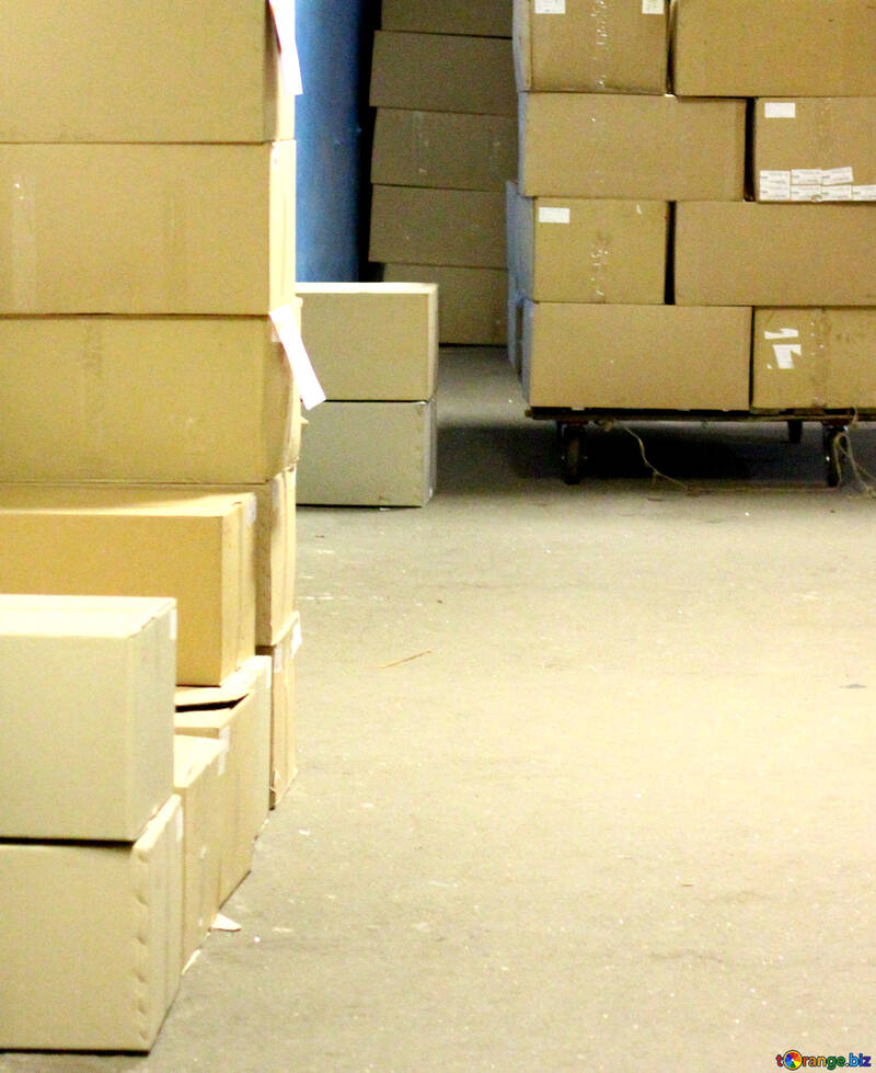Boxes on the floor №49423