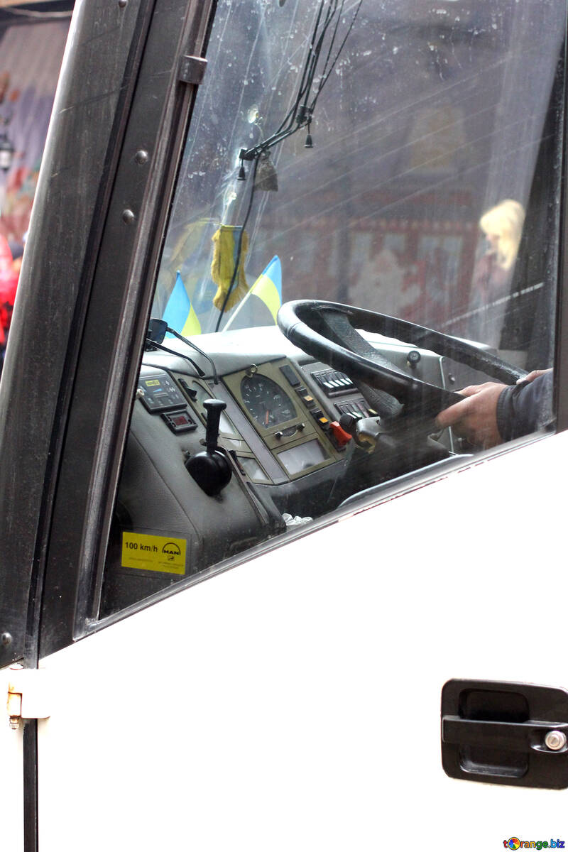 Cab of the bus №49435