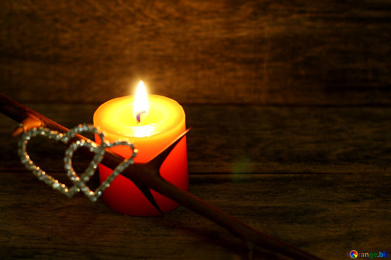 Candle heart №49228
