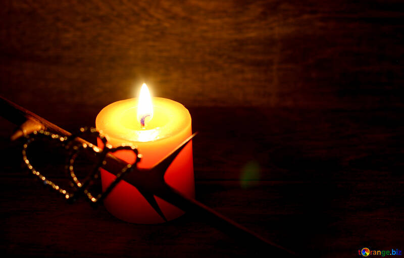 Candle heart №49229
