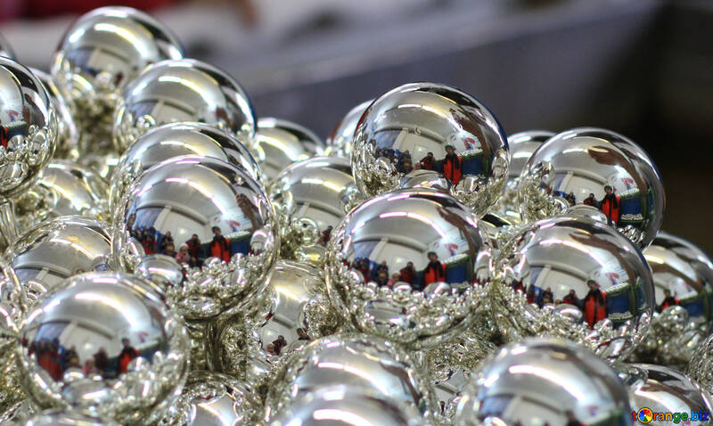 shiny Christmas balls №49482