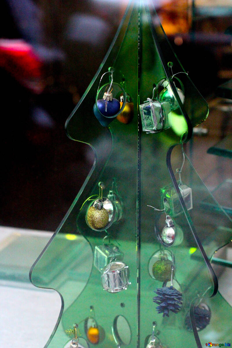 Christmas tree glass good №49320