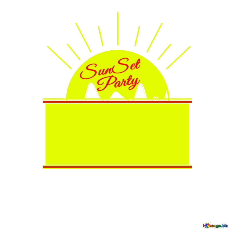 Sunset Party card №49677