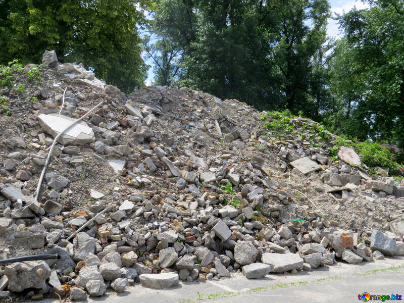 Mountain construction debris №49705