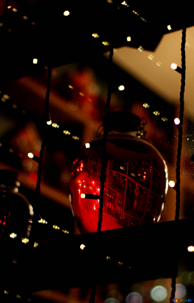 Lights Red glass №49369