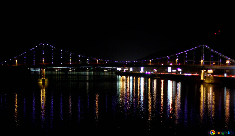 Lichter Nacht Brücke №49261