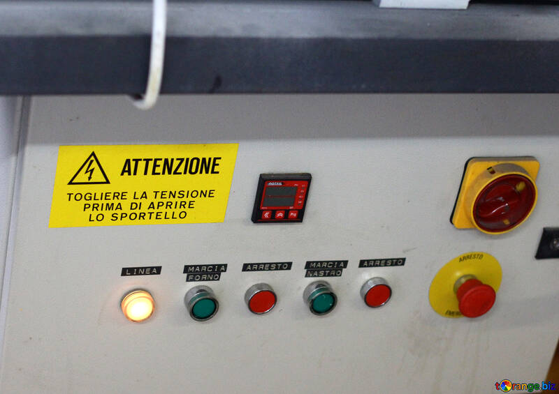 Panel de control de la máquina №49494